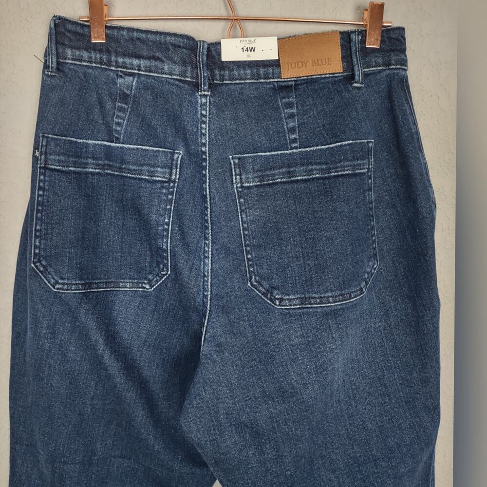 Judy Blue Dark Wash High Rise Jogger Jeans Size 14W - Picture 12 of 16